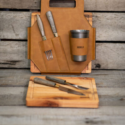 Set de Asado Hand C/ Cubiertos Artesanales