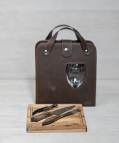 Set de Asado Open Glass C/ Cubiertos Artesanales